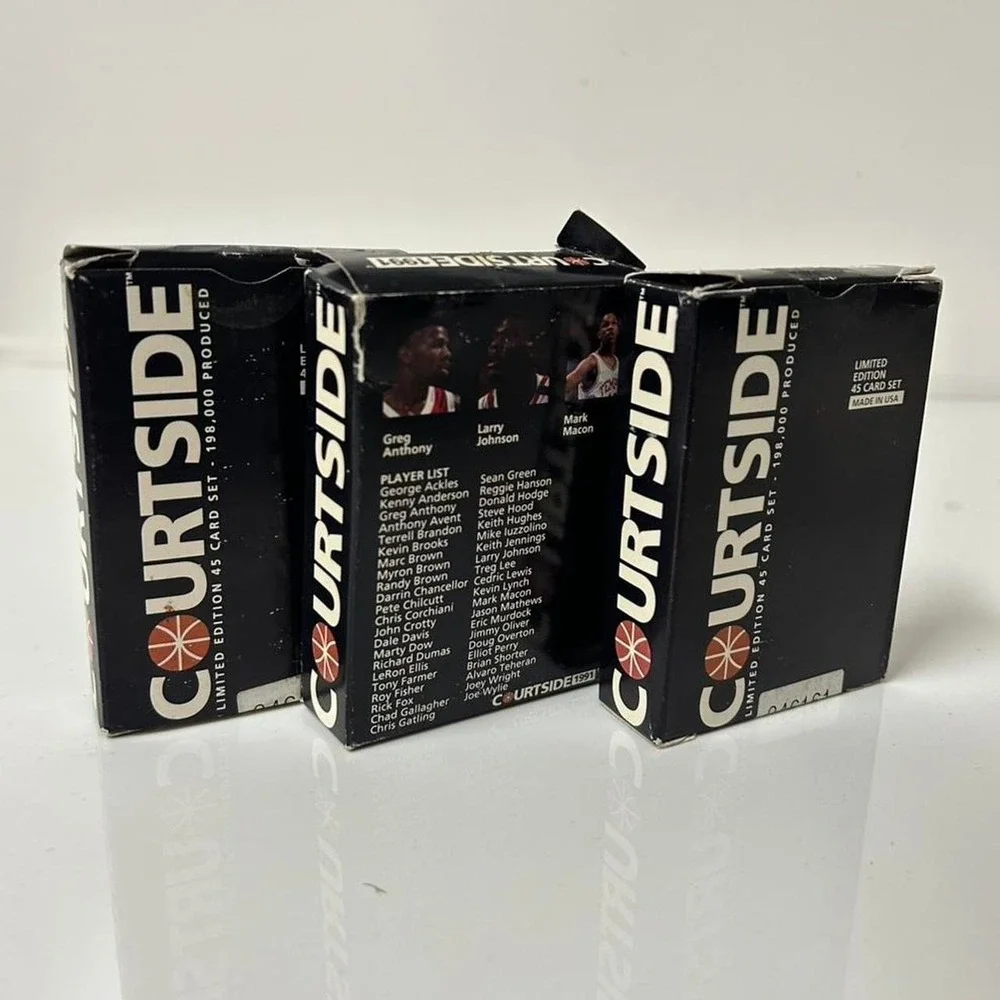 1991 Courtside Basketball Card Set 🏀 Vintage Limited Edition NBA Collectible
